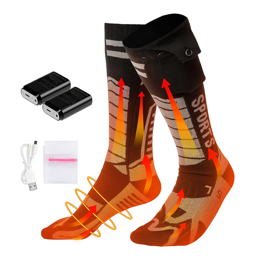 KEMIMOTO Uppvärmda Strumpor – APP-styrda & laddningsbara vinterstrumpor