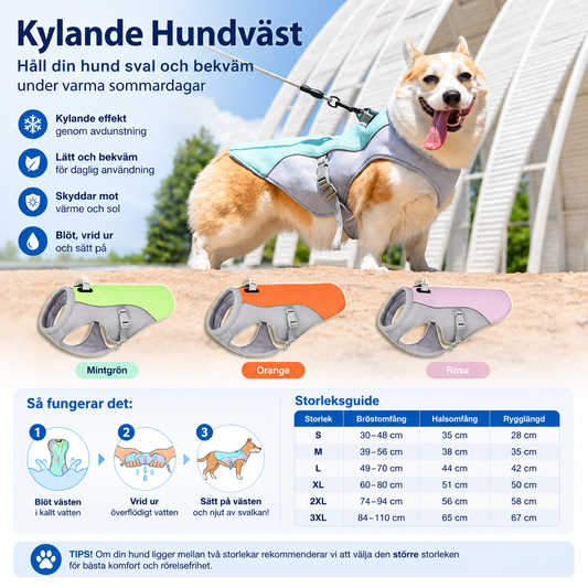CoolPaw™ Kylande Hundväst