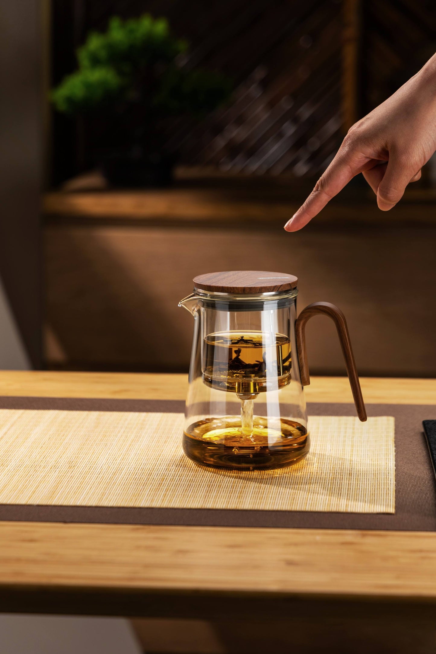 Stilren och exklusiv tekanna