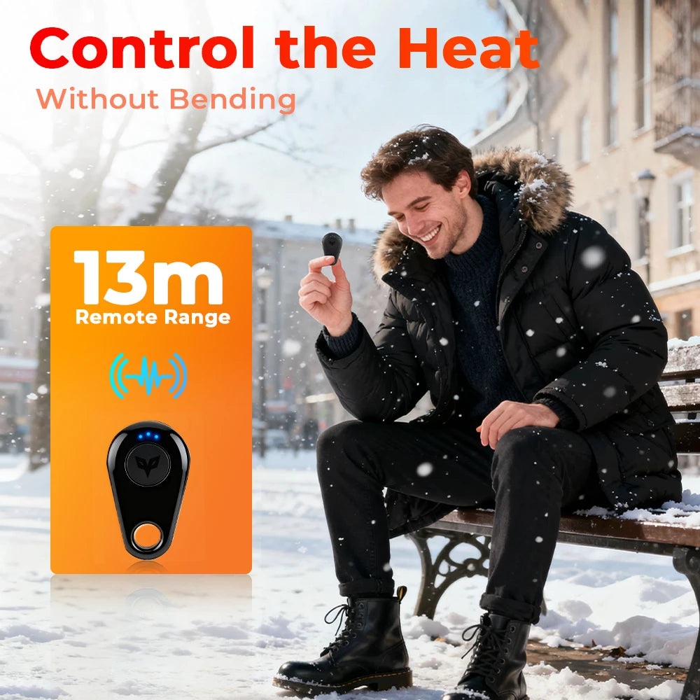 Uppvärmda Strumpor med Fjärrkontroll - Håll Fötterna Varma Utomhus