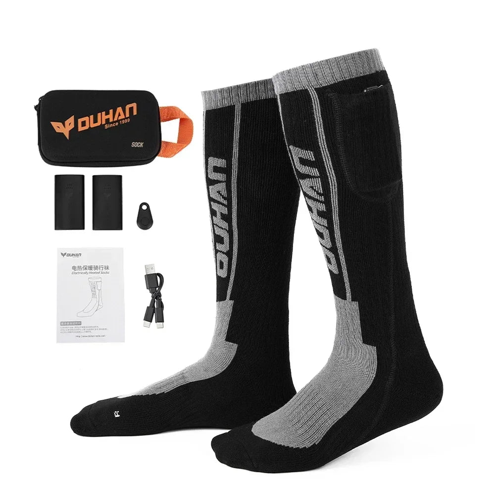 Uppvärmda Strumpor med Fjärrkontroll - Håll Fötterna Varma Utomhus