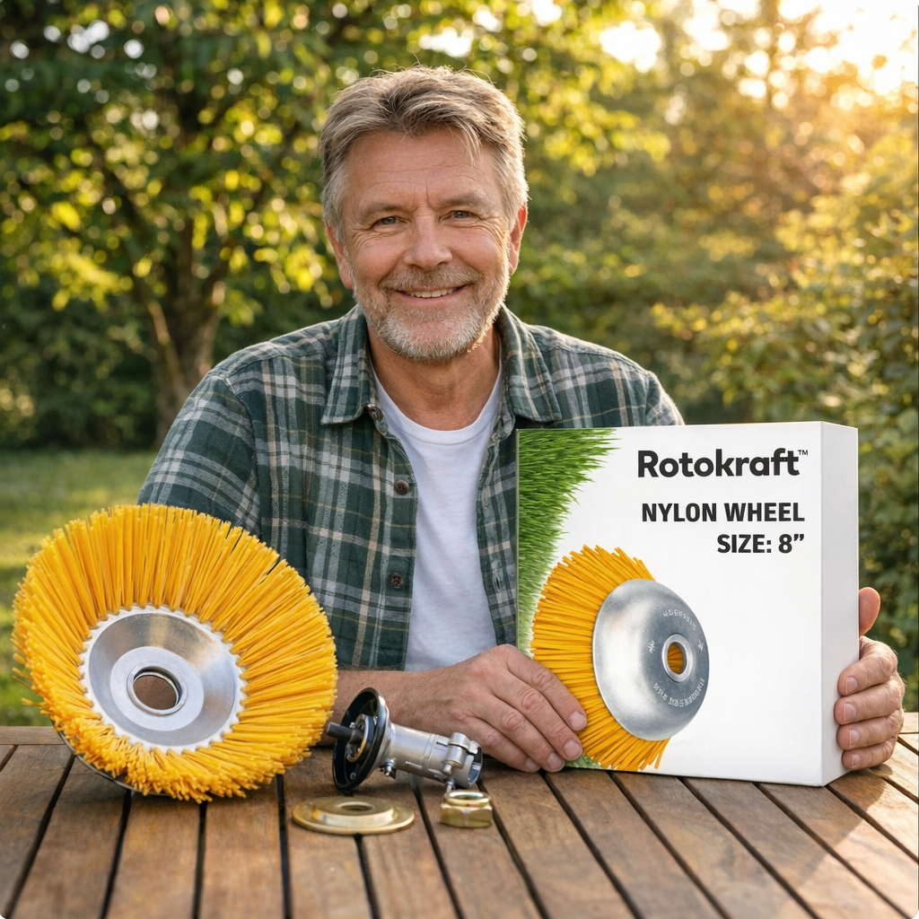 Få bort ogräs och mossa på sekunder – utan kemikalier eller tungt arbete.